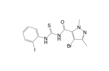 N-[(4-bromo-1,3-dimethyl-1H-pyrazol-5-yl)carbonyl]-N'-(2-iodophenyl)thiourea