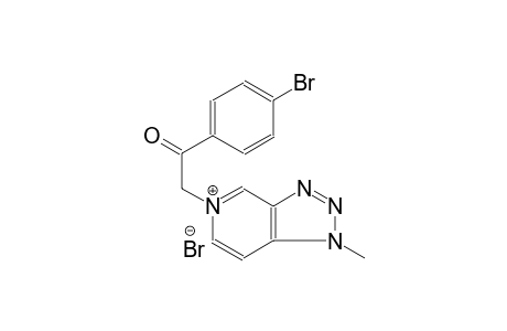 5-[2-(4-bromophenyl)-2-oxoethyl]-1-methyl-1H-[1,2,3]triazolo[4,5-c]pyridin-5-ium bromide