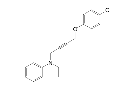 1-(p-CHLOROPHENOXY)-4-(N-ETHYLANILINO)-2-BUTYNE