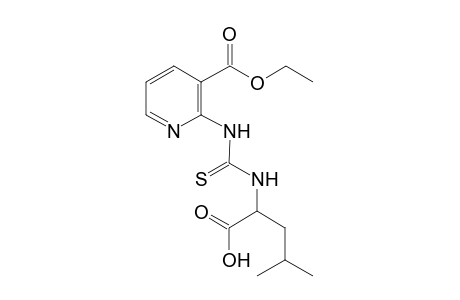 Ethyl 2-[3'-(3''-methyl-1"-hydroxycarbonylbutyl)thioureido)pyridine-3-carboxylate