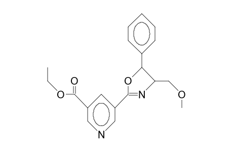 2-(5-Ethoxycarbonyl-3-pyridyl)-4(S)-methoxymethyl-5(S)-phenyl-/.delta.-2/-oxazoline