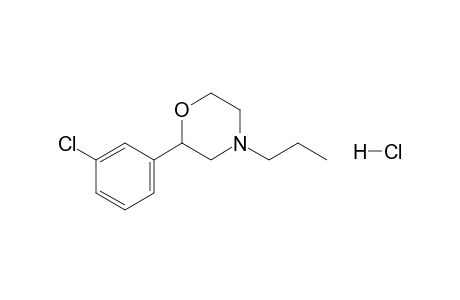 2-(3-Chlorophenyl)-4-n-propylmorpholine hydrochloride
