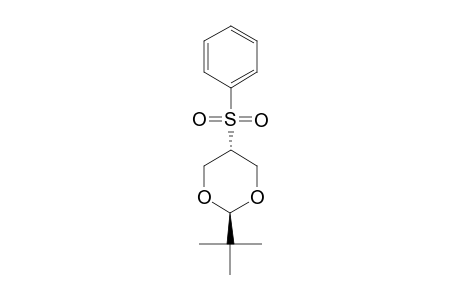 TRANS-2-TERT.-BUTYL-5-(PHENYLSULFONYL)-1,3-DIOXANE