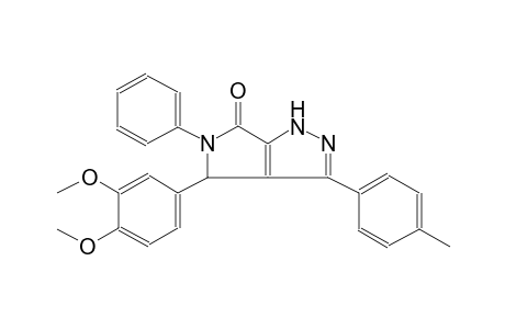 pyrrolo[3,4-c]pyrazol-6(1H)-one, 4-(3,4-dimethoxyphenyl)-4,5-dihydro-3-(4-methylphenyl)-5-phenyl-
