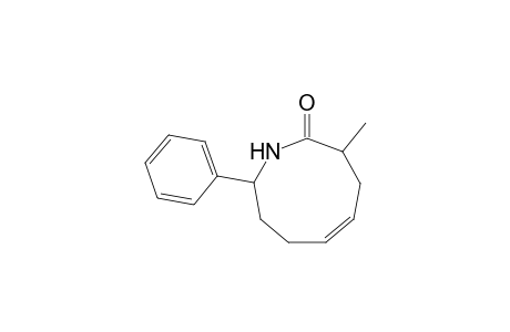 [(+-)-(Z)-1,3,4,7,8,9-Hexahydro-3-methyl-9-phenyl-2H-azonin-2-one