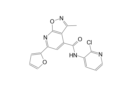 isoxazolo[5,4-b]pyridine-4-carboxamide, N-(2-chloro-3-pyridinyl)-6-(2-furanyl)-3-methyl-