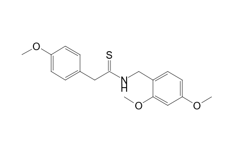 N-(2,4-Dimethoxybenzyl)-2-(4-methoxyphenyl)acetothioamide