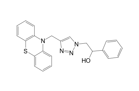 2-{4-[(10H-Phenothiazin-10-yl)methyl]-1H-1,2,3-triazol-1-yl}-1-phenylethanol