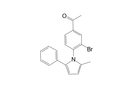 1-(3-bromo-4-(2-methyl-5-phenyl-1H-pyrrol-1-yl)phenyl)ethanone