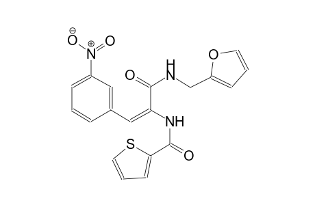 N-[(E)-1-{[(2-furylmethyl)amino]carbonyl}-2-(3-nitrophenyl)ethenyl]-2-thiophenecarboxamide