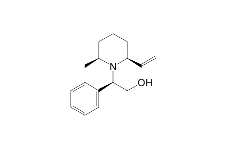 (2S,6S,1'R)-N-(2-Hydroxy-1-phenylethyl)-2-ethenyl-6-methylpiperidine
