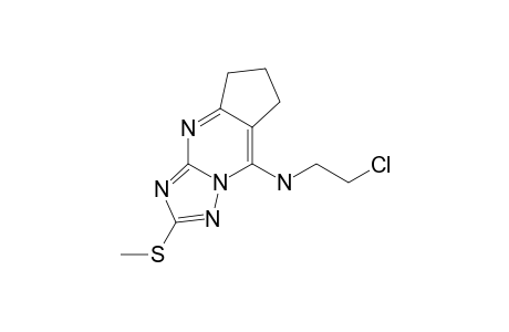 5-(2-CHLOROETHYL)-AMINO-2-METHYLTHIO-CYCLOPENTA-[D]-[1,2,4]-TRIAZOLO-[1,5-A]-PYRIMIDINE