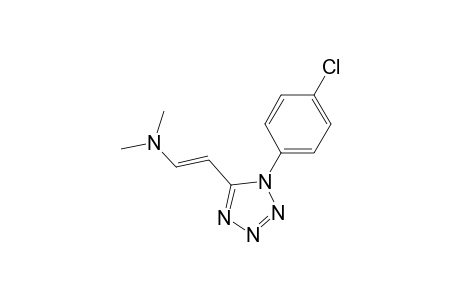 trans-1-(p-chlorophenyl)-5-[2-(dimethylamino)vinyl]-1H-tetrazole