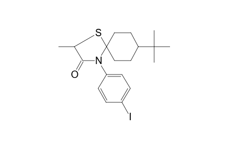 8-tert-Butyl-1-(4-iodophenyl)-3-methyl-4-thia-1-azaspiro[4.5]decan-2-one