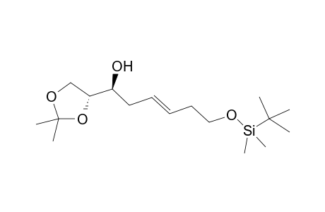 (1S)-6-[(t-Butyldimethylsilyl)oxy]-1-(2',2'-dimethyl-1',3'-dioxolan-4'-yl)hex-3-en-1-ol