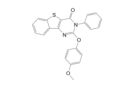 2-(4-Methoxyphenoxy)-3-phenylbenzothieno[3,2-d]pyrimidin-4(3H)-one
