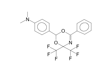 2-(4-DIMETHYLAMINOPHENYL)-4,4-DITRIFLUOROMETHYL-6-PHENYL-4H-1,3,5-DIOXAZINE