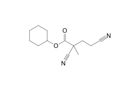 cyclohexyl ester 2,4-dicyano-2-methylbutanoic acid ester