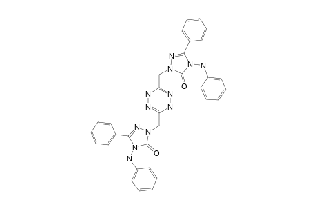 3,6-DI-(5-OXO-3-PHENYL-4-PHENYLAMINO-4,5-DIHYDRO-[1,2,4]-TRIAZOL-5-ON-1-YL)-METHYL-1,4-DIHYDRO-[1,2,4,5]-TETRAZINE