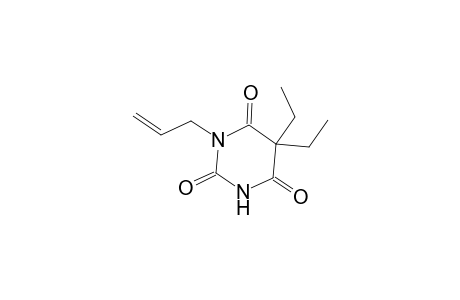 2,4,6(1H,3H,5H)-Pyrimidinetrione, 5,5-diethyl-1-(2-propenyl)-