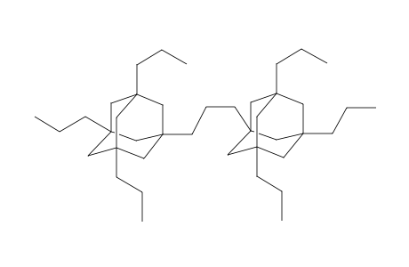 1,3,5-tripropyl-7-[3-(3,5,7-tripropyl-1-adamantyl)propyl]adamantane