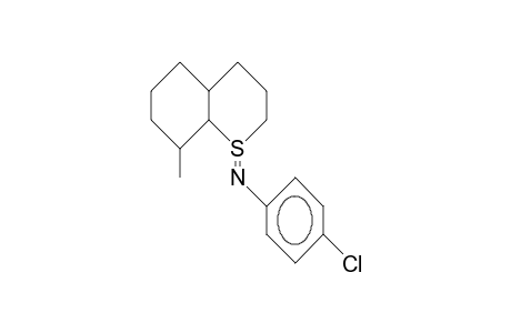 N-(4-Chlorophenyl)-8a-methyl-cis-1-thiadecalin-1b-imide