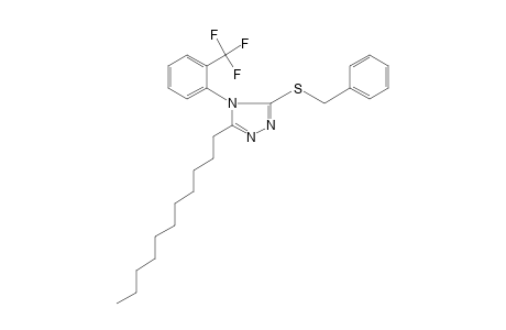 3-(benzylthio)-4-(alpha,alpha,alpha-trifluoro-o-tolyl)-5-undecyl-4H-1,2,4-triazole