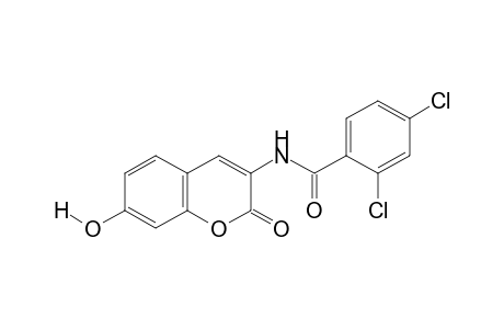 3-(2,4-DICHLOROBENZAMIDO)-7-HYDROXYCOUMARIN