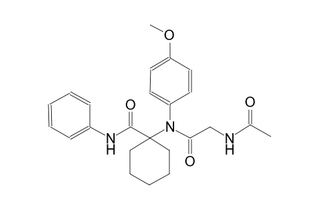 N-(4-methoxyphenyl)-4-oxo-N-[1-(2-phenylacetyl)cyclohexyl]pentanamide