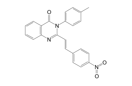 2-[2-(4-nitro-phenyl)-vinyl]-3-p-tolyl-3H-quinazolin-4-one