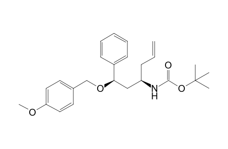 tert-Butyl (1R)-1-{(2R)-2-[(4-Methoxybenzyl)oxy]-2-phenylethyl}but-3-enylcarbamate