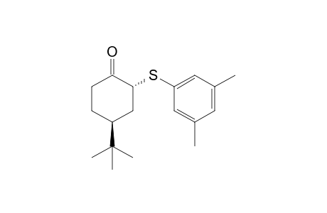 (trans)-4-tert-Butyl-2-(3,5-dimethylphenylsulfanyl)-cyclohexanone