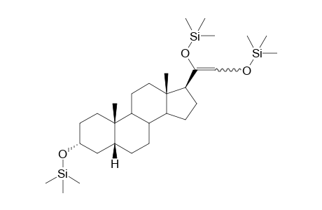 Tetrahydrodesoxycorticosterone, O,O',O''''-tris-TMS 1.isomer