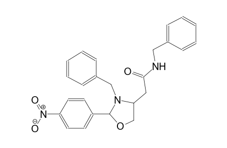 4-oxazolidineacetamide, 2-(4-nitrophenyl)-N,3-bis(phenylmethyl)-
