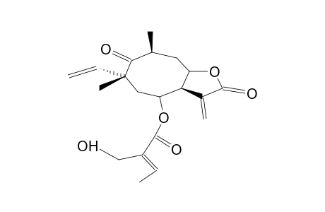 (4R,6R,7S,8R,10S)-3-OXO-8-SARRACENYLOXYJUJUYENSA-1,11(13)-DIEN-6,12-OLIDE