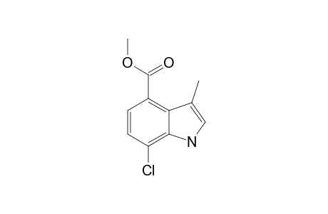 7-CHLORO-3-METHYL-1H-INDOLE-4-CARBOXYLIC-ACID-METHYLESTER