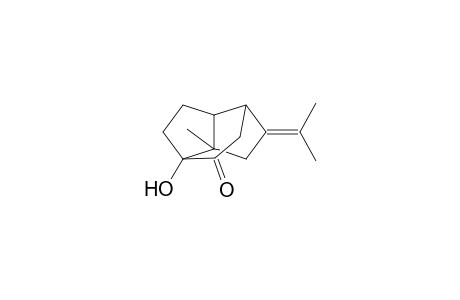 1-Hydroxy-5-isopropylidene-7-methyltricyclo[5.3.0.0(4,8)]decan-2-one