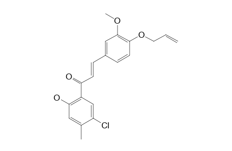 (E)-3-[4-(ALLYLOXY)-3-METHOXYPHENYL]-1-(5-CHLORO-2-HYDROXY-4-METHYLPHENYL)-PROP-2-EN-1-ONE