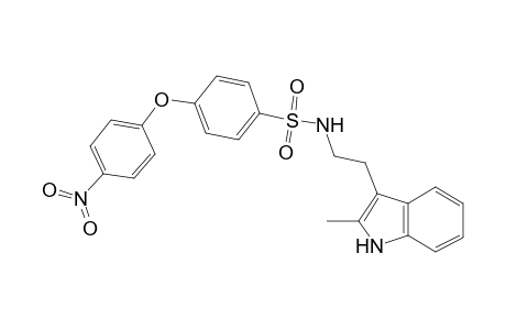 N-[2-(2-methyl-1H-indol-3-yl)-ethyl]-4-(4-nitro-phenoxy)-benzenesulfonamide