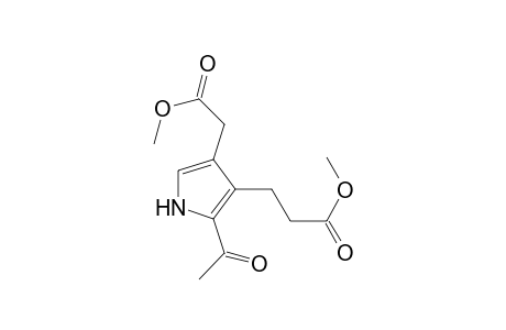 5-Acetyl-4-[2-(methoxycarbonyl)ethyl]-3-[(methoxycarbonyl)methyl]pyrrole