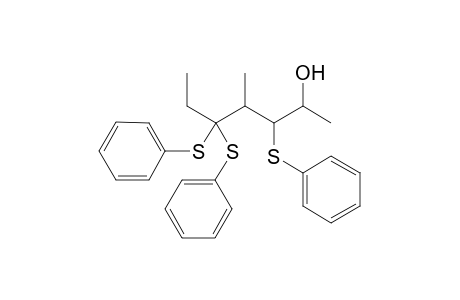 (2R,3S,4S)-4-Methyl-3,5,5-tris(phenylthio)heptan-2-ol