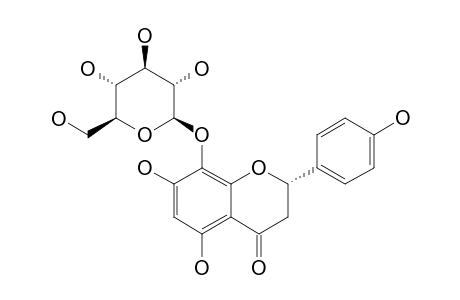 (2R)-5,7,8,4'-TETRAHYDROXY-FLAVANONE-8-O-BETA-D-GLUCOPYRANOSIDE;3-DESOXYCALLUNIN