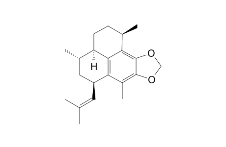 (1S,3aR,4S,6S)-1,4,7-trimethyl-6-(2-methylprop-1-enyl)-2,3,3a,4,5,6-hexahydro-1H-phenaleno[1,2-d][1,3]dioxole
