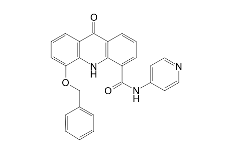 5-Benzyloxy-N-(pyridine-4-yl)-acridone-4-carboxamide