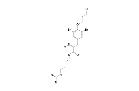 (2Z)-3-[4-(3-aminopropoxy)-3,5-dibromo-phenyl]-N-(4-guanidinobutyl)-2-hydroximino-propionamide
