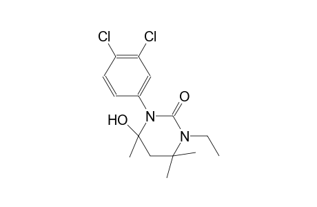 2(1H)-pyrimidinone, 1-(3,4-dichlorophenyl)-3-ethyltetrahydro-6-hydroxy-4,4,6-trimethyl-