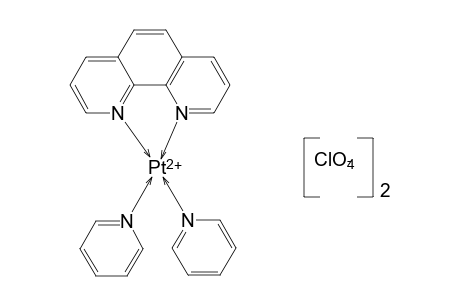 BIS(PYRIDINE)(1,10-PHENANTHROLINE)PLATINUM DIPERCHLORATE