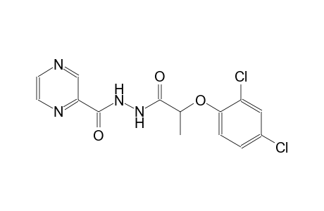 2-(2,4-dichlorophenoxy)-N'-(2-pyrazinylcarbonyl)propanohydrazide