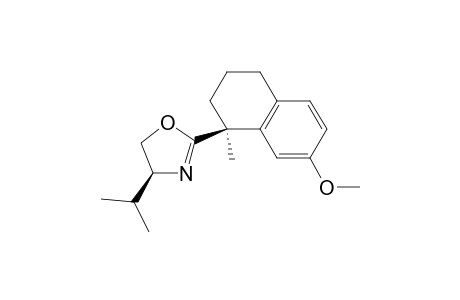 (4S)-2-[(1S)-7-methoxy-1-methyl-3,4-dihydro-2H-naphthalen-1-yl]-4-propan-2-yl-4,5-dihydro-1,3-oxazole