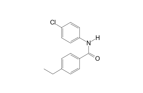 N-(4-chlorophenyl)-4-ethylbenzamide